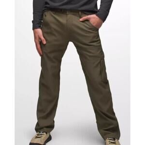 Prana Men's Stretch Zion II Pants Slate Green 31x32 Hiking